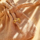 Roca de Piña - Nicky earcuff, goldplated 925 sterling silver, oorcuff, zilver, cadeau trendy cute