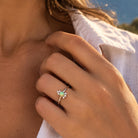 Opaal ring zilver kopen online Roca de Piña