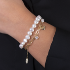 Roca de Piña - Perla del Mar bracelet- fresh water pearls - cultivated- zoet water parel armband