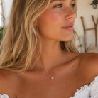 Rosé gouden ketting met Steentje Ana
