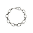 Schakel armband zilver dames ronde schakels
