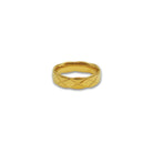 Stalen gouden ring met kruisjes dames - Cami pillow