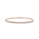 Tennis Armband Dames rosé goud