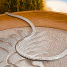 Visgraat ketting zilver herringbone