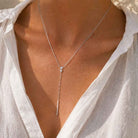 Y Ketting zilver met hanger