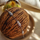 Zilver Ananas armbandje