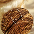 Zilveren hart oorbellen 925 sterling zilver spiraal vorm