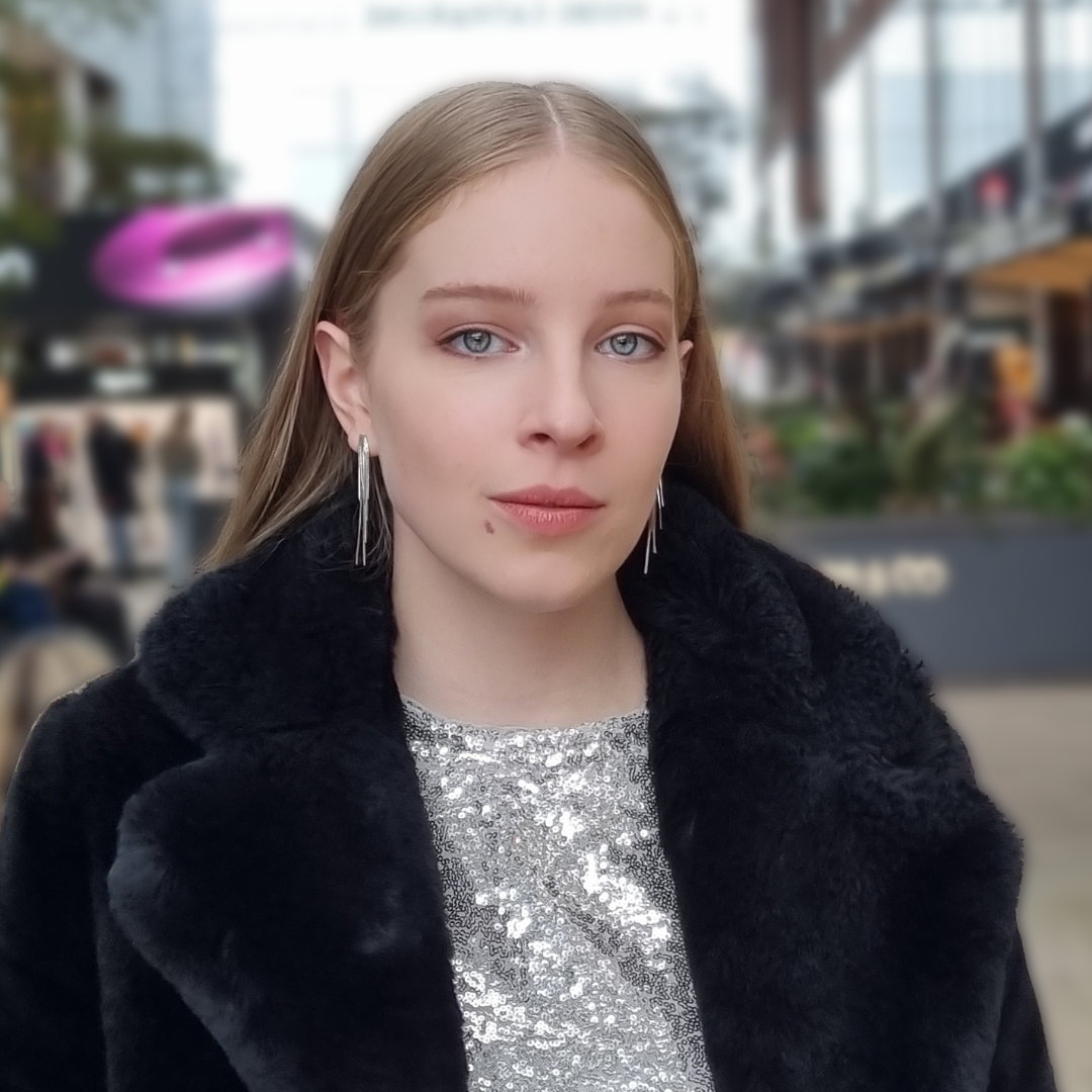Lange zilveren oorbellen Lux - feestelijk
