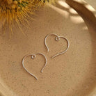 Zilveren oorbellen met hart spiraal van 925 sterling zilver dames 