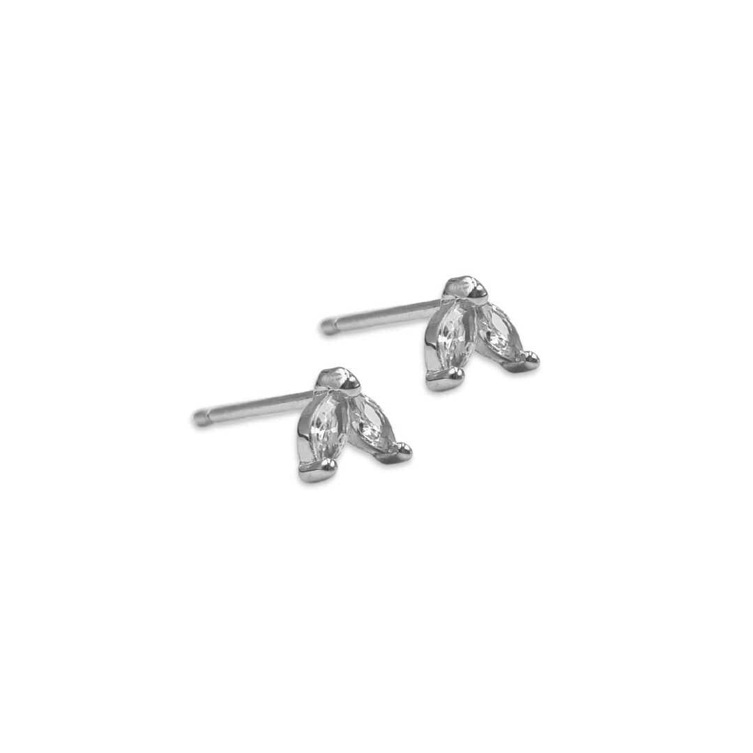 Zoe studs- zirkonia- earstuds- oorstekers