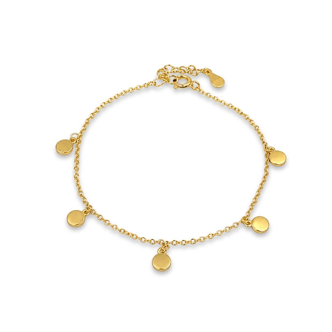 armband bedels goud muntjes