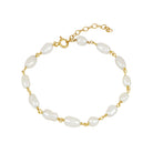 Roca de Piña- Esperanza Pearl bracelet- sweet water pearls - goldplated 925 sterling silver - summer accessories