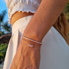 Rose gouden armbanden set vrouw