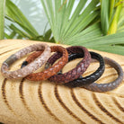 Roca de Piña-  Onyx Black bracelet - stainless steel clasp 