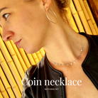 Roca de Piña - matching set coin necklace