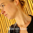 Roca de Piña - matching set coin necklace