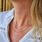 Roca de Piña - Alana necklace - gold plated 925 sterling silver - essential basic necklace 