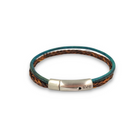 Roca de Piña - Rusty Pine Bracelet - Leather- Stainless steel clasp