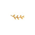 Roca de Piña- Leaf climber- gold plated- 925 sterling silver