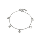 Roca de Piña- Coin bracelet- rhodium plated 925 sterling silver