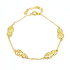 Roca de Piña - Pineapple bracelet with extension chain