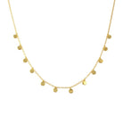 Roca de Piña - Coin necklace- goldplated 925 sterling silver