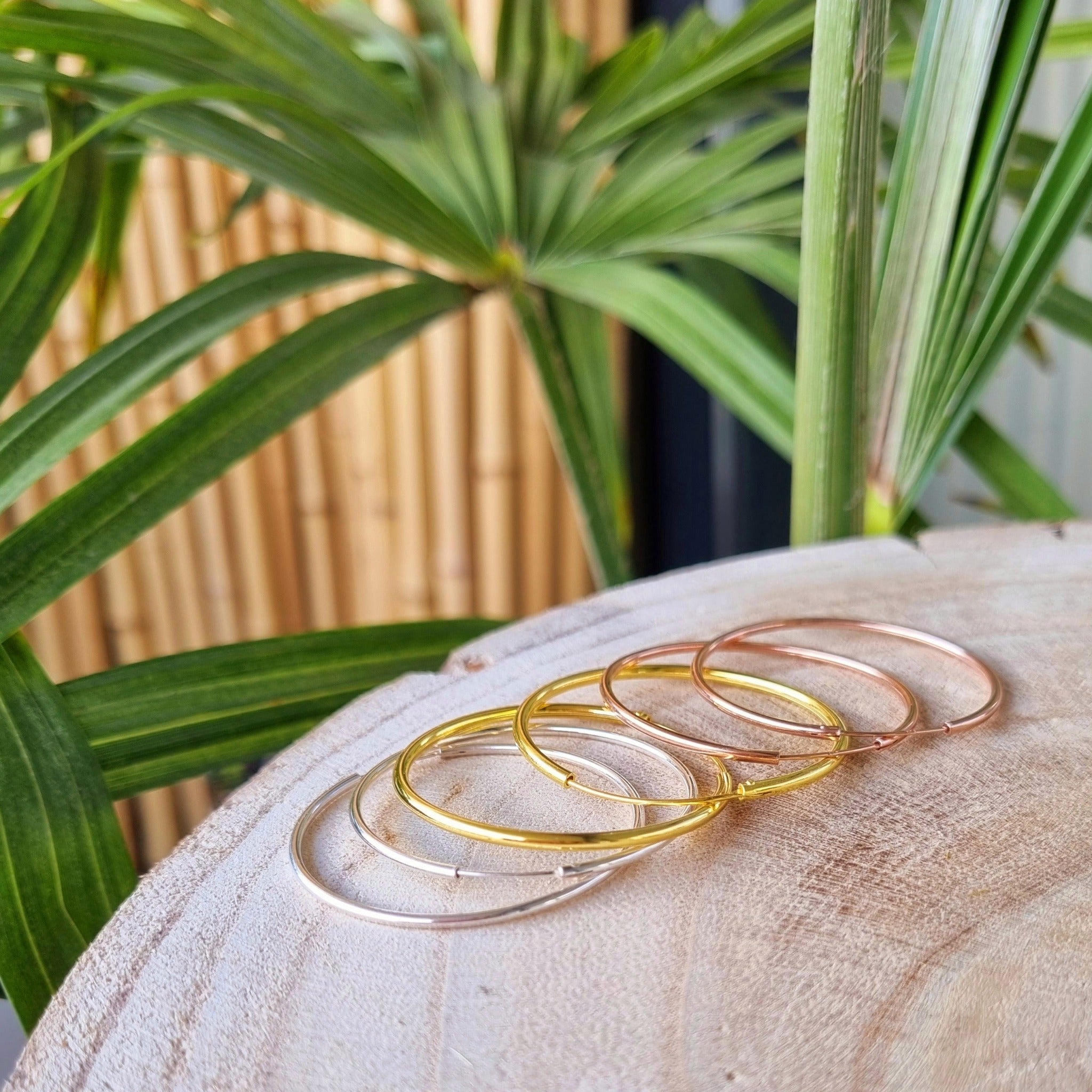 Hoops oorbellen dames