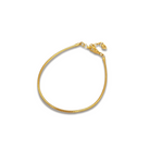 Roca de Piña- Metallic twist bracelet- goldplated 925 sterling silver - lightweight - armband goud zilver