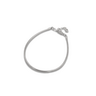 Roca de Piña- Metallic twist bracelet- platinum 925 sterling silver