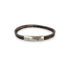 Roca de Piña - Rusty Denim Bracelet - Leather- Stainless steel clasp